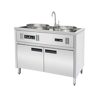 電(diàn)热双头煮面炉-炉具厨房设备-深圳市宏润厨房设备有(yǒu)限公司